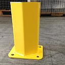 Post Protector New Floor Mount 12&quot;H, Safety Yellow