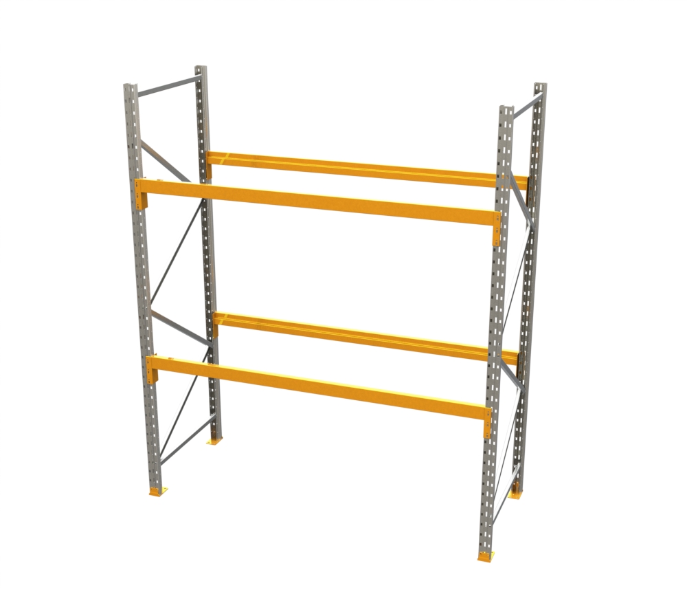 Racking - Starter Bay - 10' H x 8' W - with 2 Beam Levels
