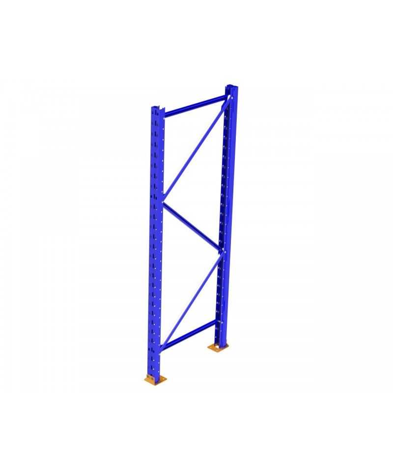 [rrf192] Racking Frame - Bolted - New - RR Punch - 42&quot; D x 192&quot; H, Mercury Blue